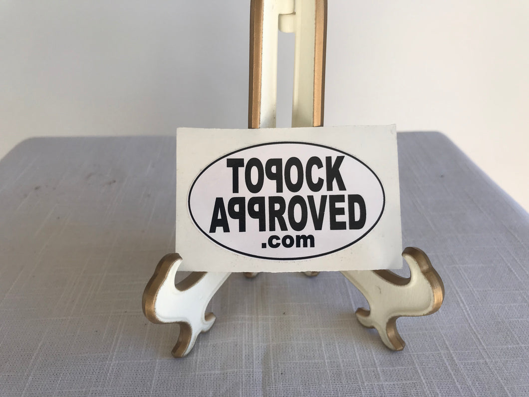 Topock Approved Stickers